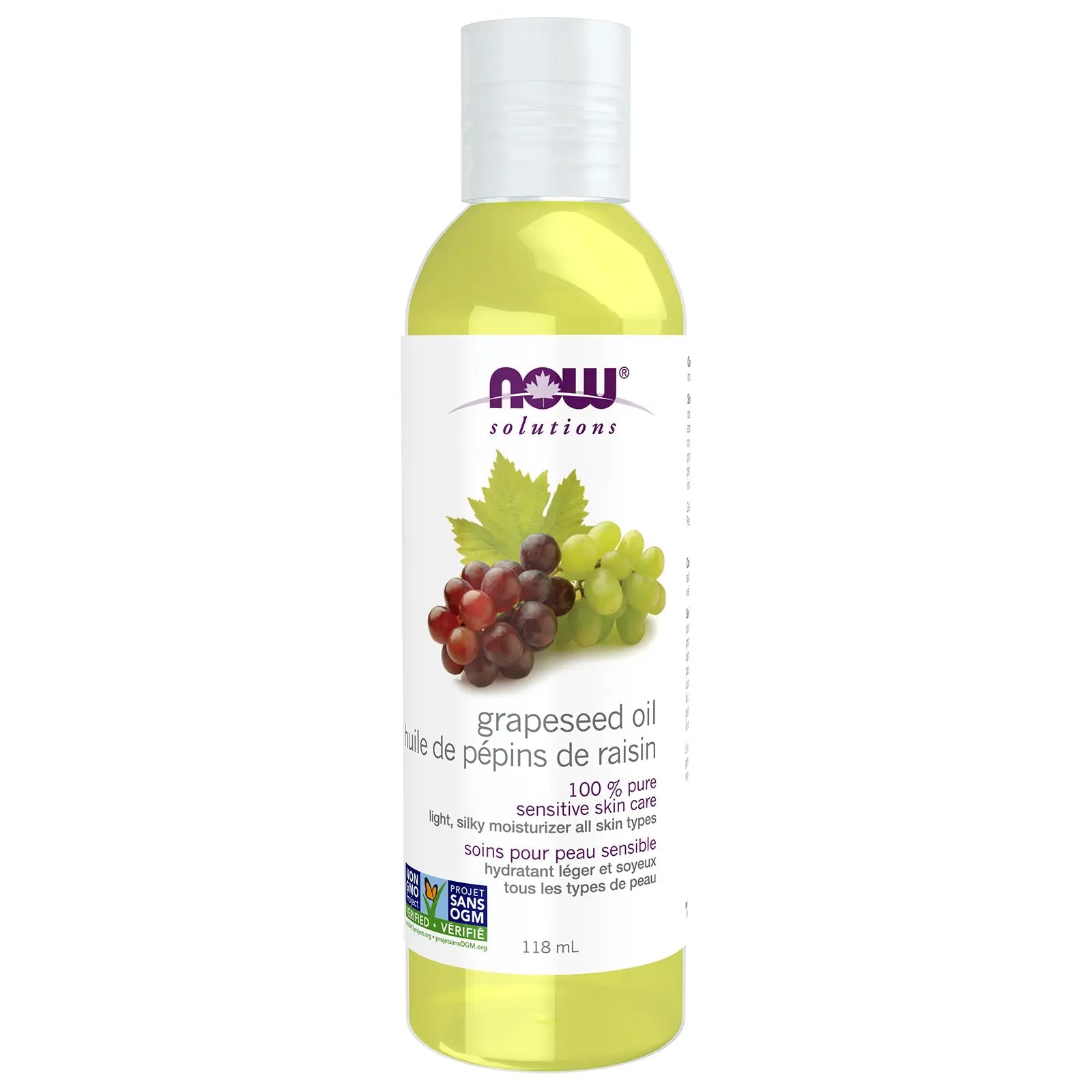 Now Grape Seed Oil 118mL - Nutrition Plus