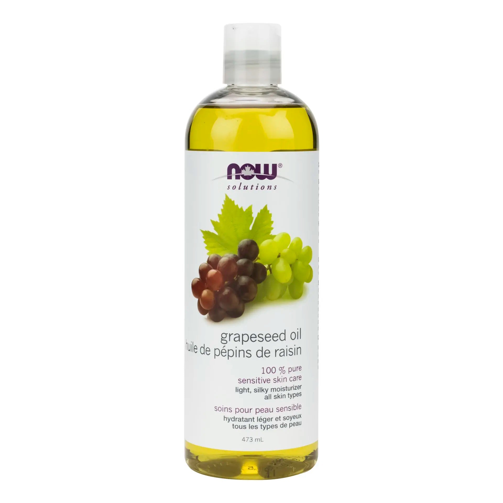 Now Grape Seed Oil 473mL - Nutrition Plus