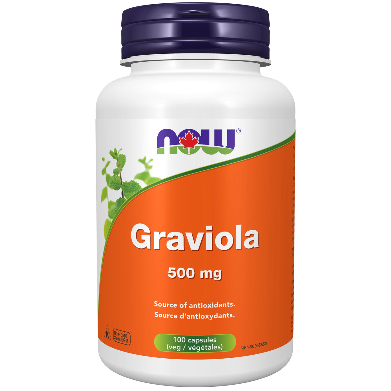 Now Graviola 500mg 100 Capsules - Nutrition Plus