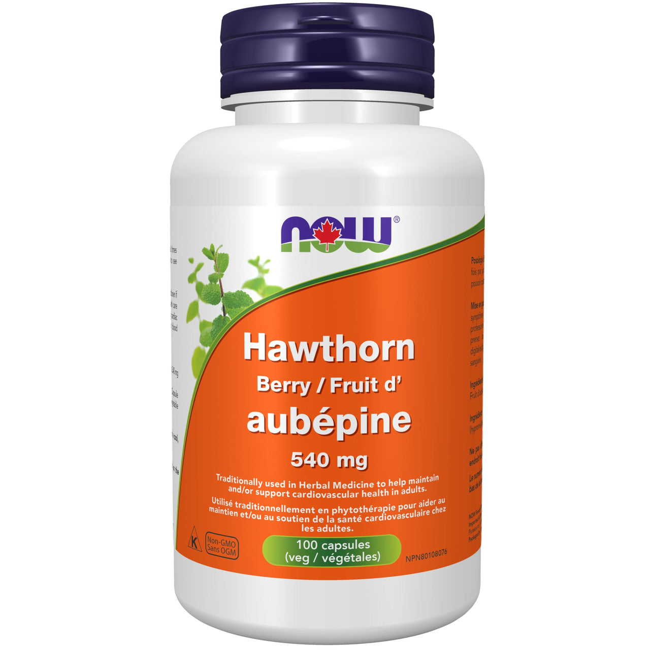 Now Hawthorn Berry 100 Veg Capsules - Nutrition Plus