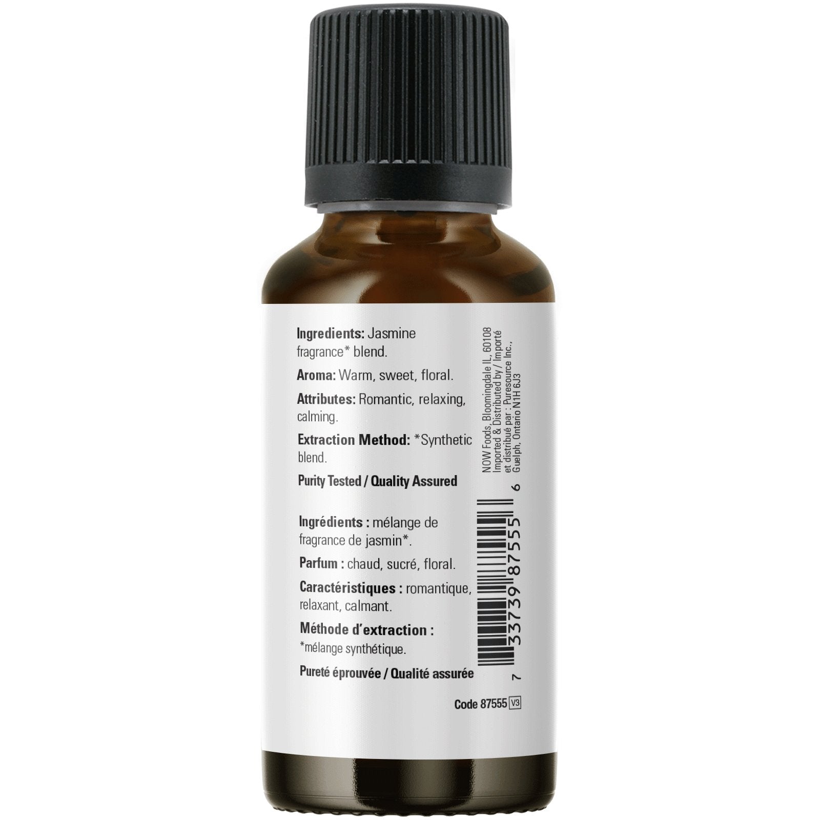 Now Jasmine Fragrance Oil Blend 30mL - Nutrition Plus