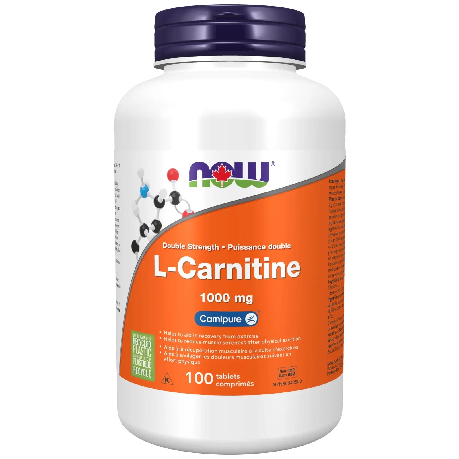 Now L - Carnitine 1,000mg 100 Tablet - Nutrition Plus