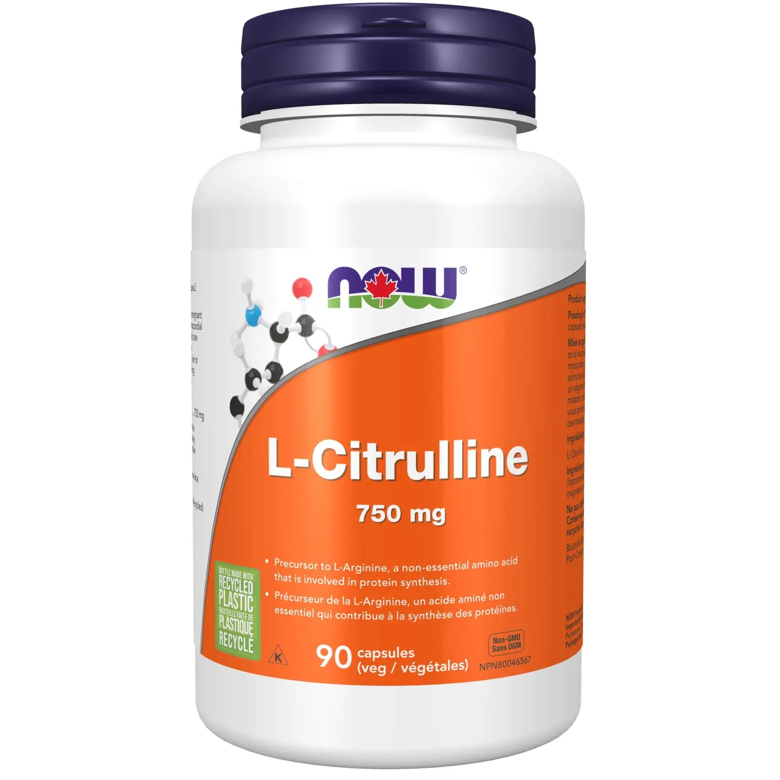 Now L - Citrulline 750mg 90 Capsules - Nutrition Plus