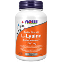 Thumbnail for Now L-Lysine 1000 mg Extra Strength 100 Tablets - Nutrition Plus