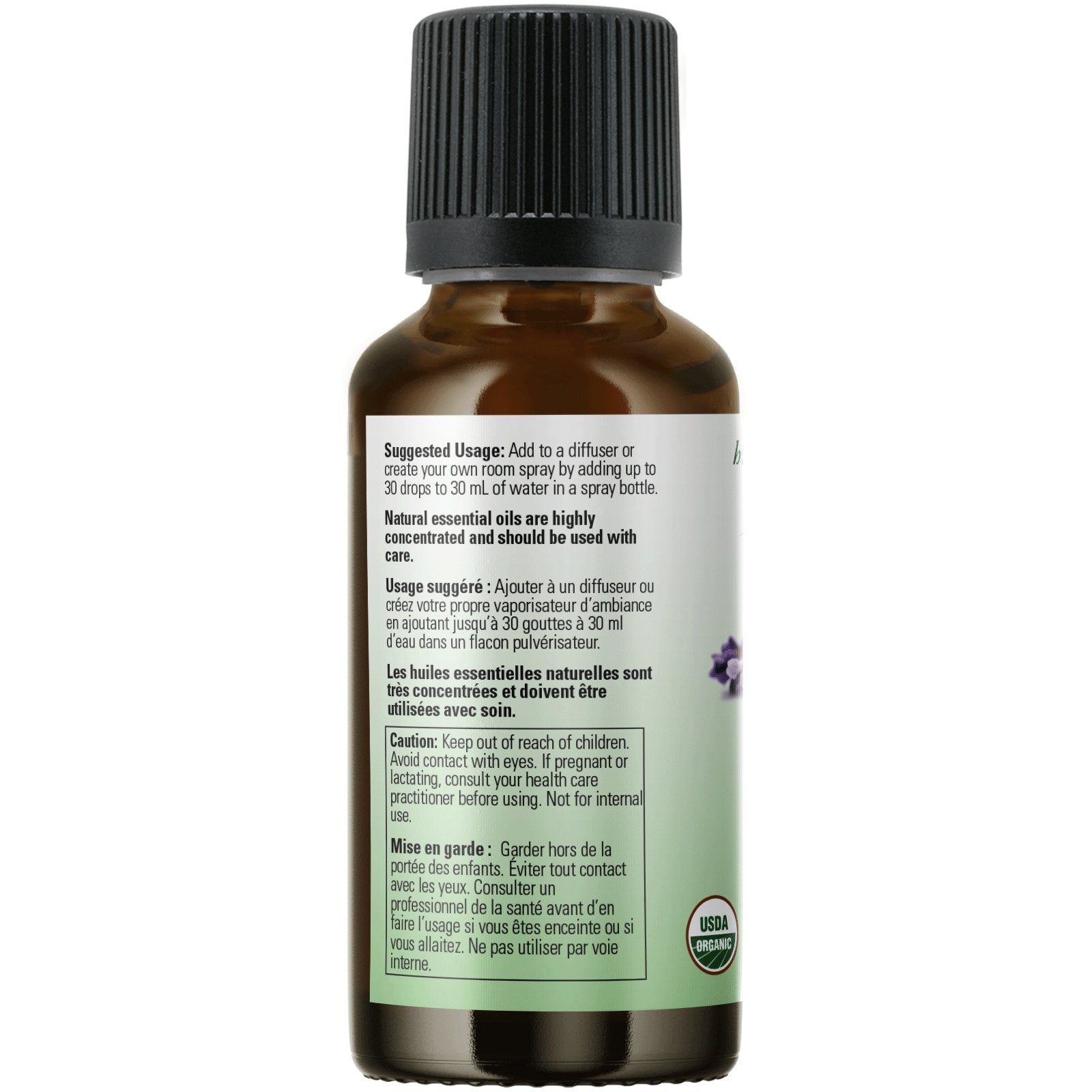 Now Lavender Oil, Organic 30mL - Nutrition Plus