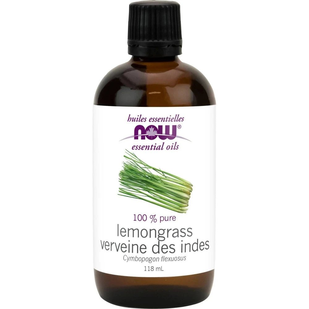 Now Lemongrass Oil 118mL - Nutrition Plus