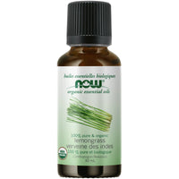 Thumbnail for Now Lemongrass Oil, Organic 30mL - Nutrition Plus