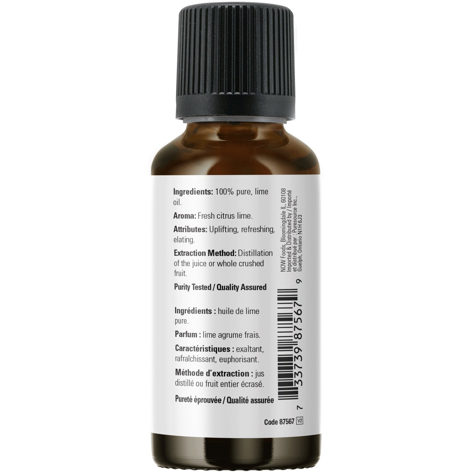 Now Lime Oil 30mL - Nutrition Plus