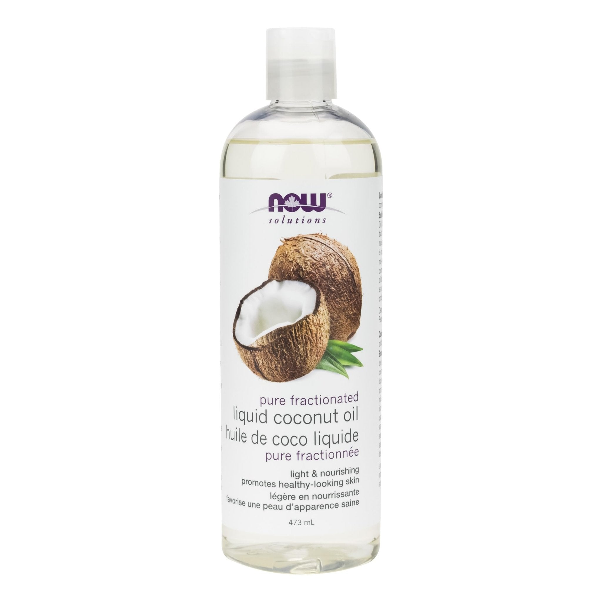 Now Liquid Coconut Oil, Pure Fractionated - Nutrition Plus