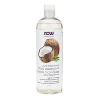 Thumbnail for Now Liquid Coconut Oil, Pure Fractionated - Nutrition Plus