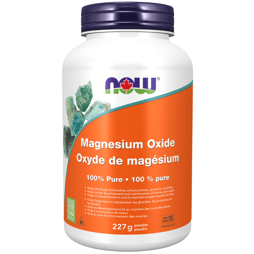 Now Magnesium Oxide Powder 227 Grams - Nutrition Plus