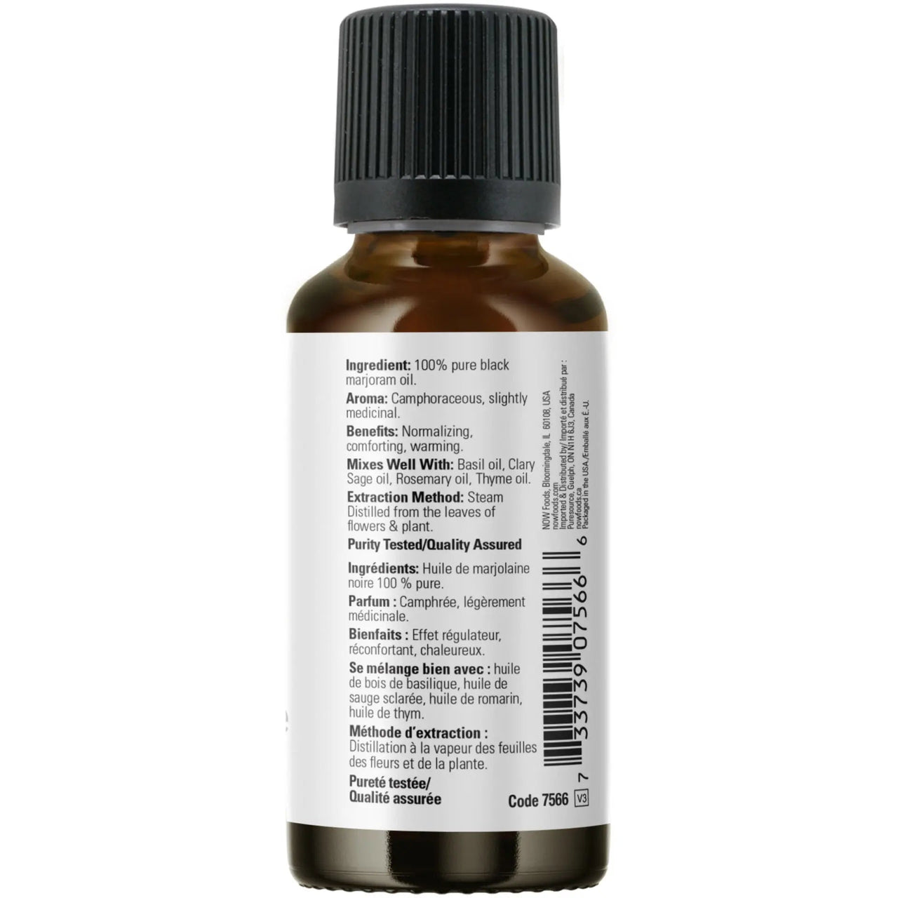 Now Marjoram Oil 30mL - Nutrition Plus