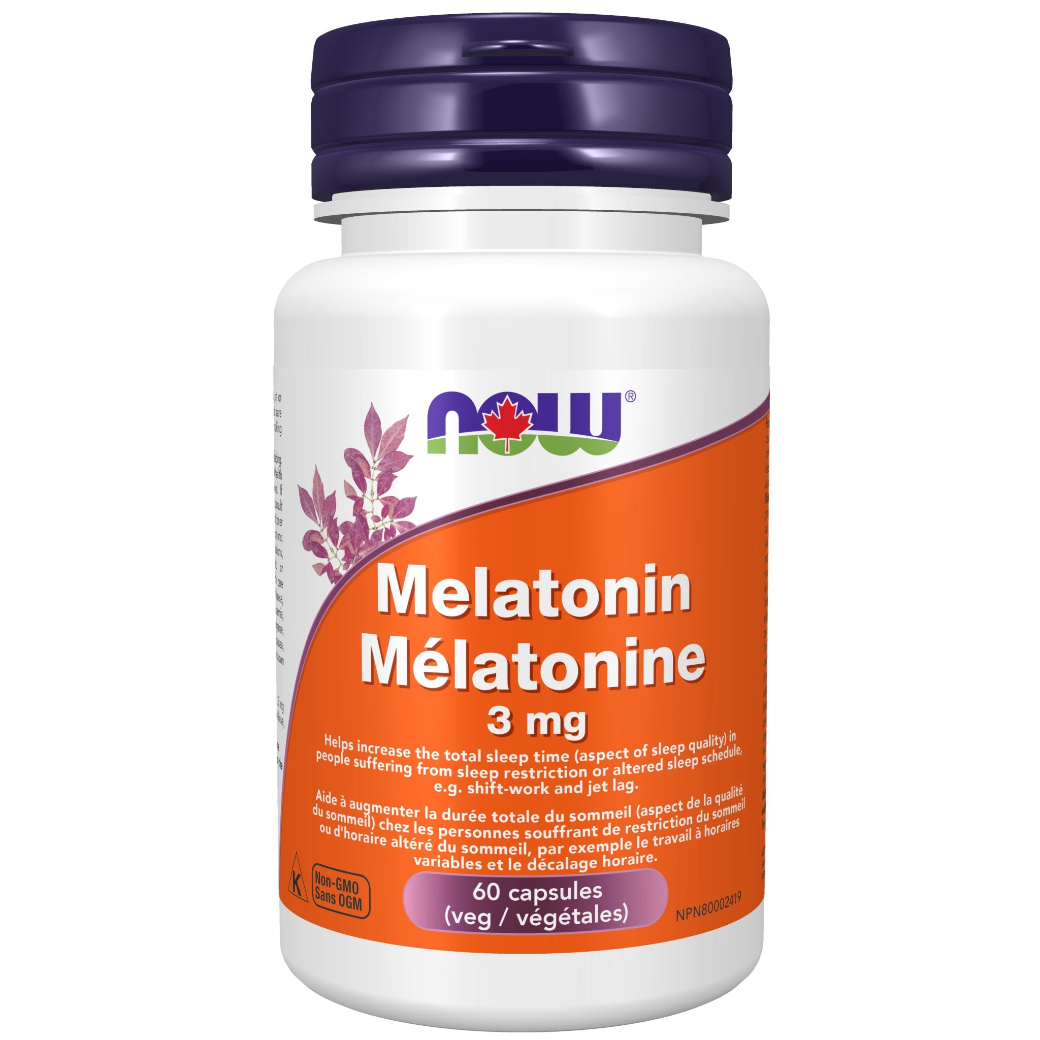 Now Melatonin 3mg 180 Capsules - Nutrition Plus