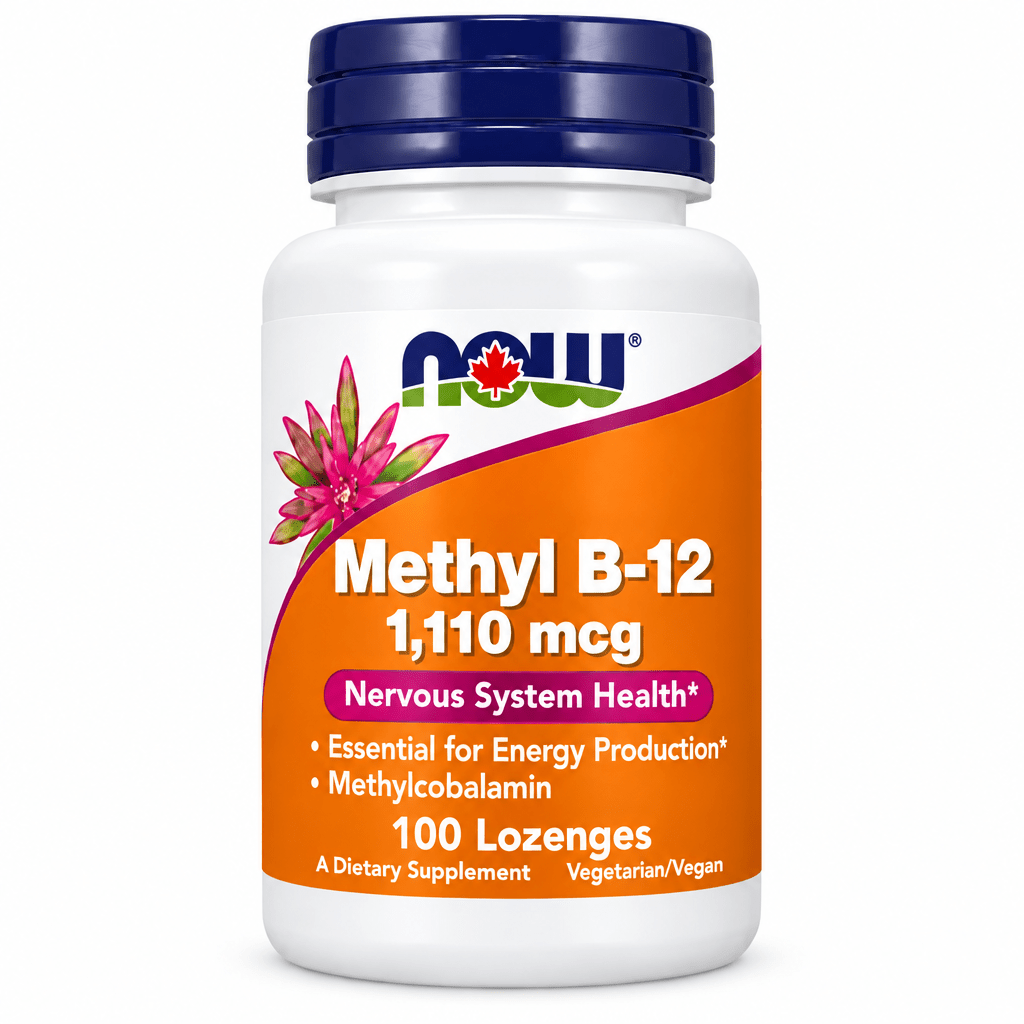 Now Methyl B-12 1110mcg 100 Lozenges - Nutrition Plus