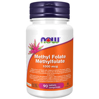 Thumbnail for Now Methyl Folate 1000mcg 90 Tablets - Nutrition Plus