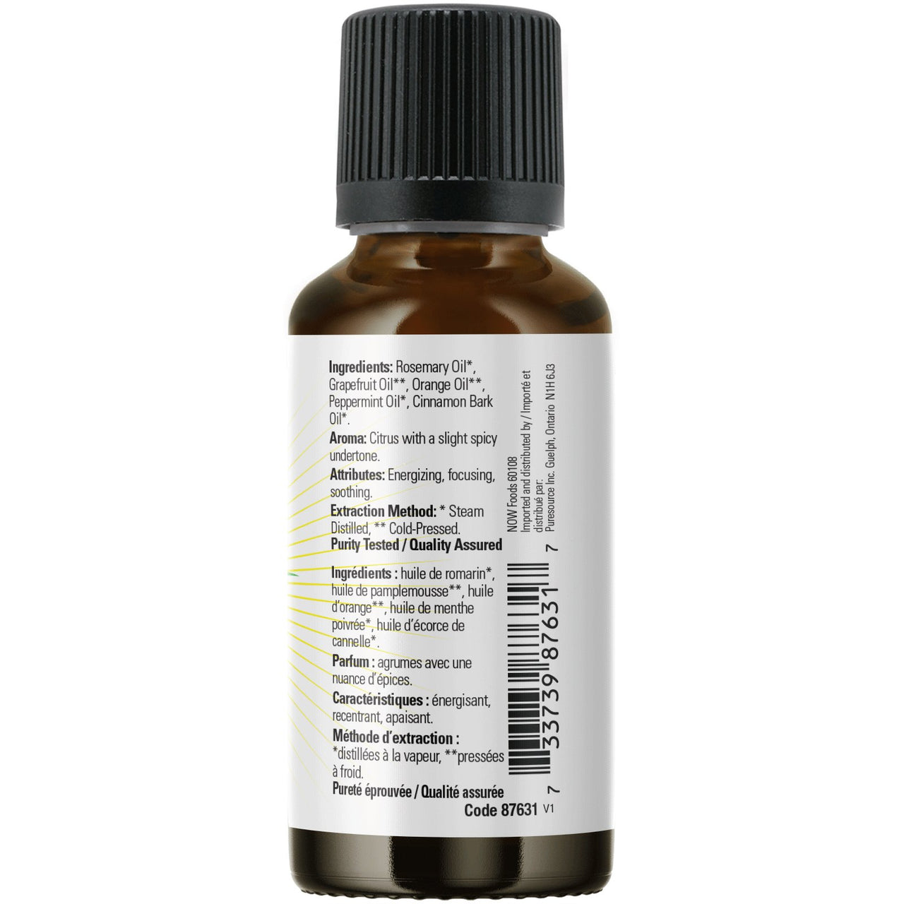 Now Morning Sunshine Essential Oil Blend 30mL - Nutrition Plus