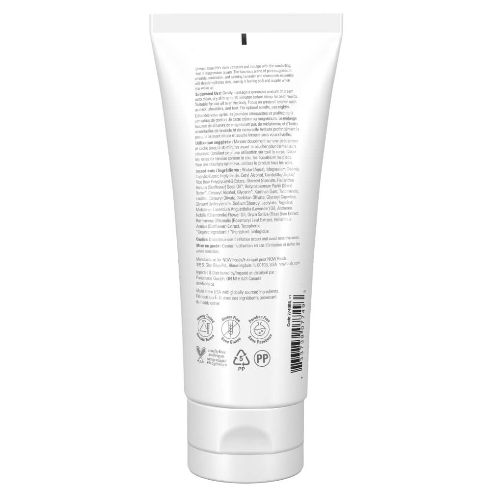 Now NiteZen Magnesium Cream with Melatonin & Lavender 113 Grams - Nutrition Plus