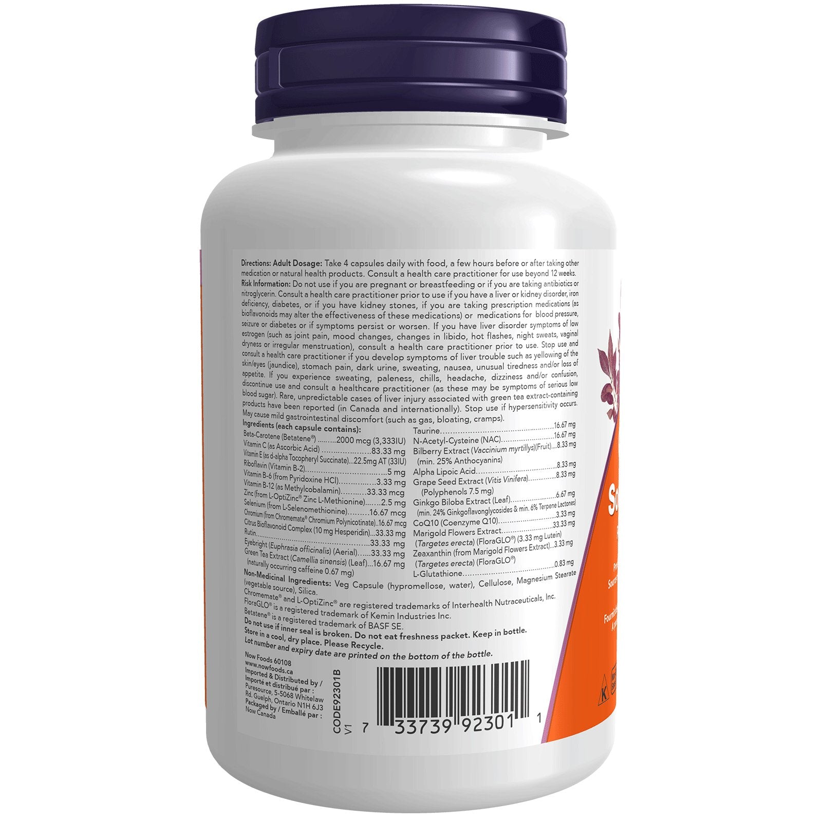 Now Ocu Support™ Clinical Strength 120 Veg capsules - Nutrition Plus