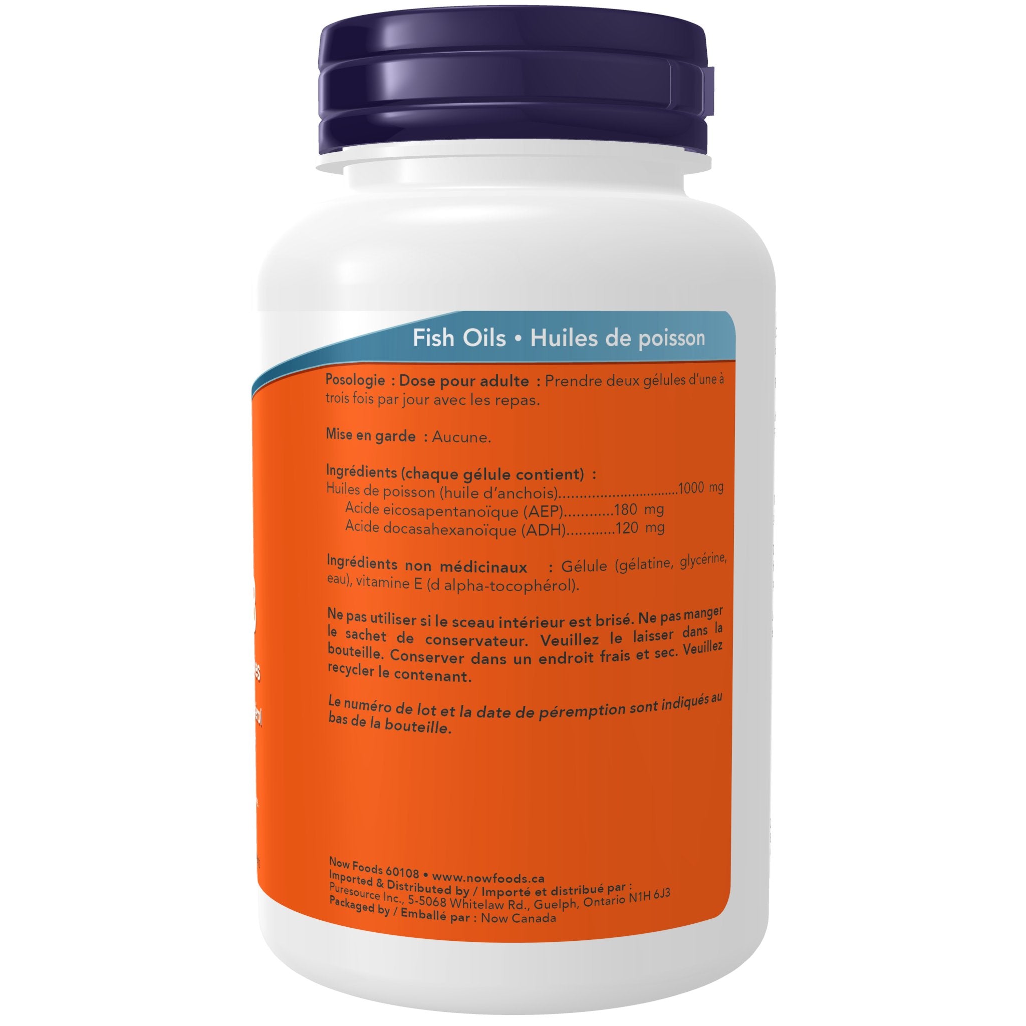 Now Omega - 3 1,000mg 200 Softgels - Nutrition Plus