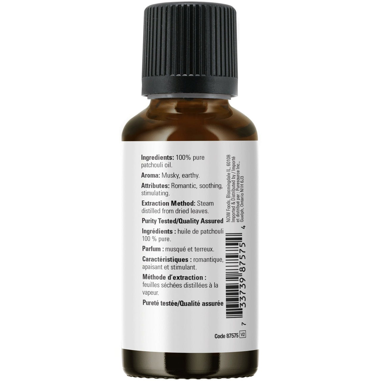 Now Patchouli Oil 30mL - Nutrition Plus