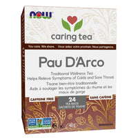 Thumbnail for Now Pau D'arco Traditional Wellness 24 Tea Bags - Nutrition Plus