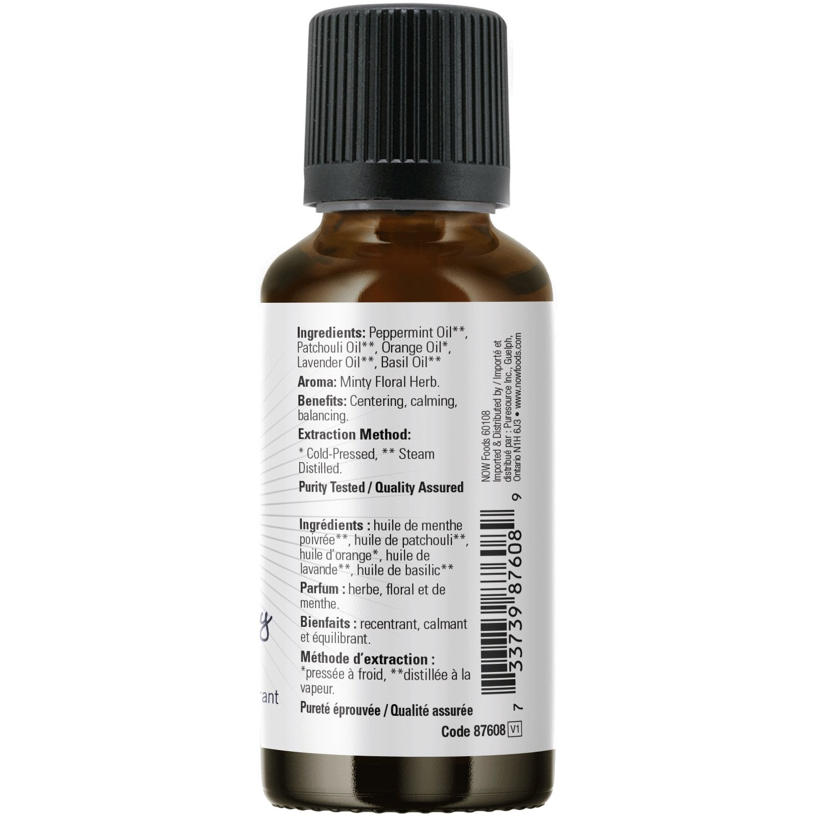 Now Peace & Harmony Essential Oil Blend 30mL - Nutrition Plus