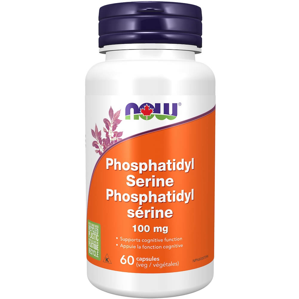 Now Phosphatidyl Serine 100mg 60 Veg Capsules - Nutrition Plus