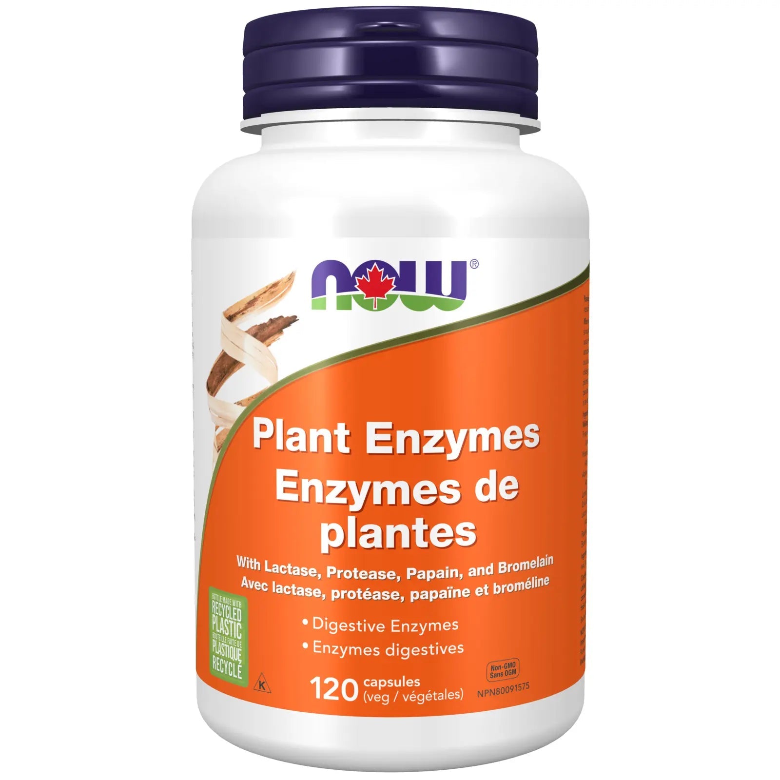 Now Plant Enzymes 120 Veg Capsules, Digestive Enzymes - Nutrition Plus