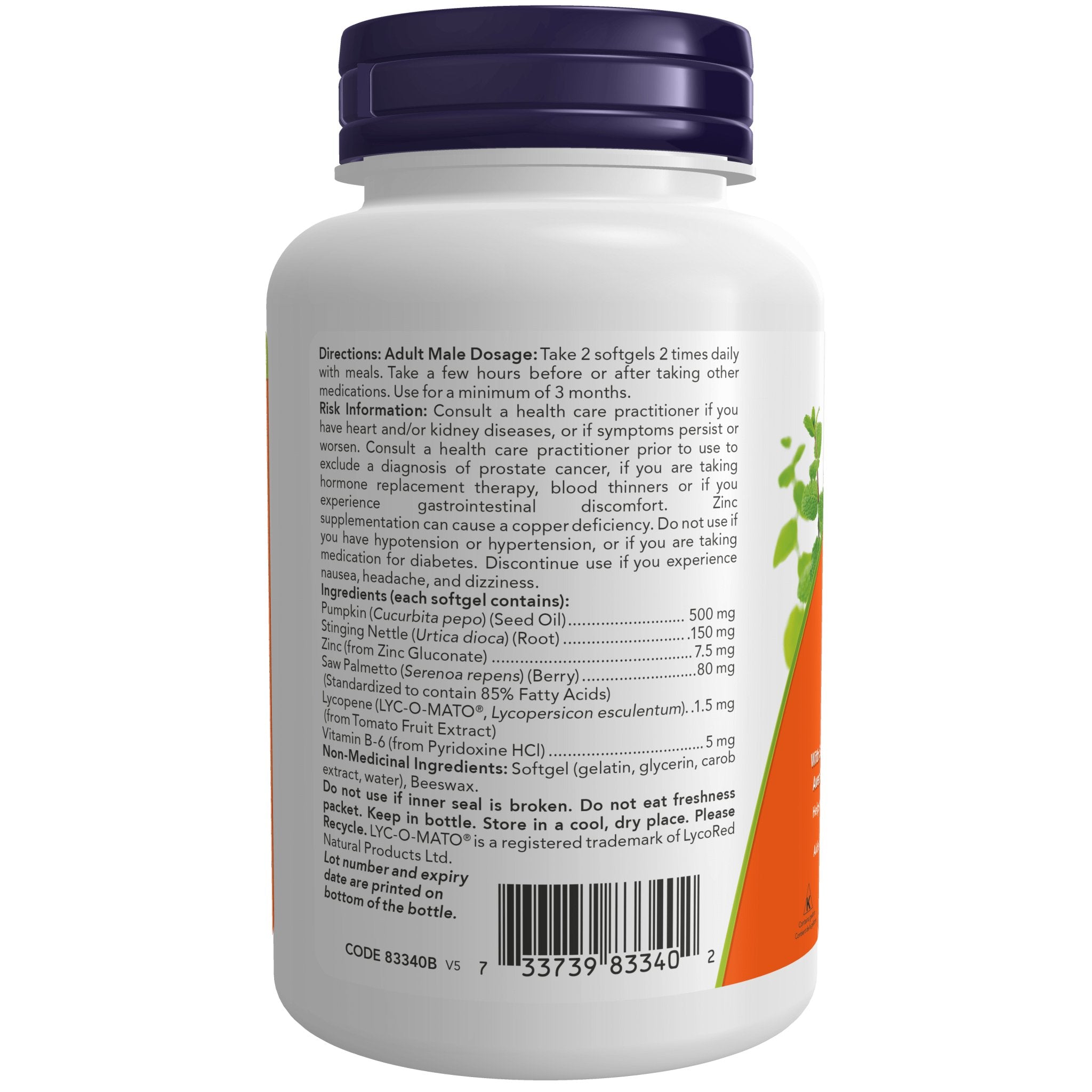 Now Prostate Support 90 Softgels - Nutrition Plus