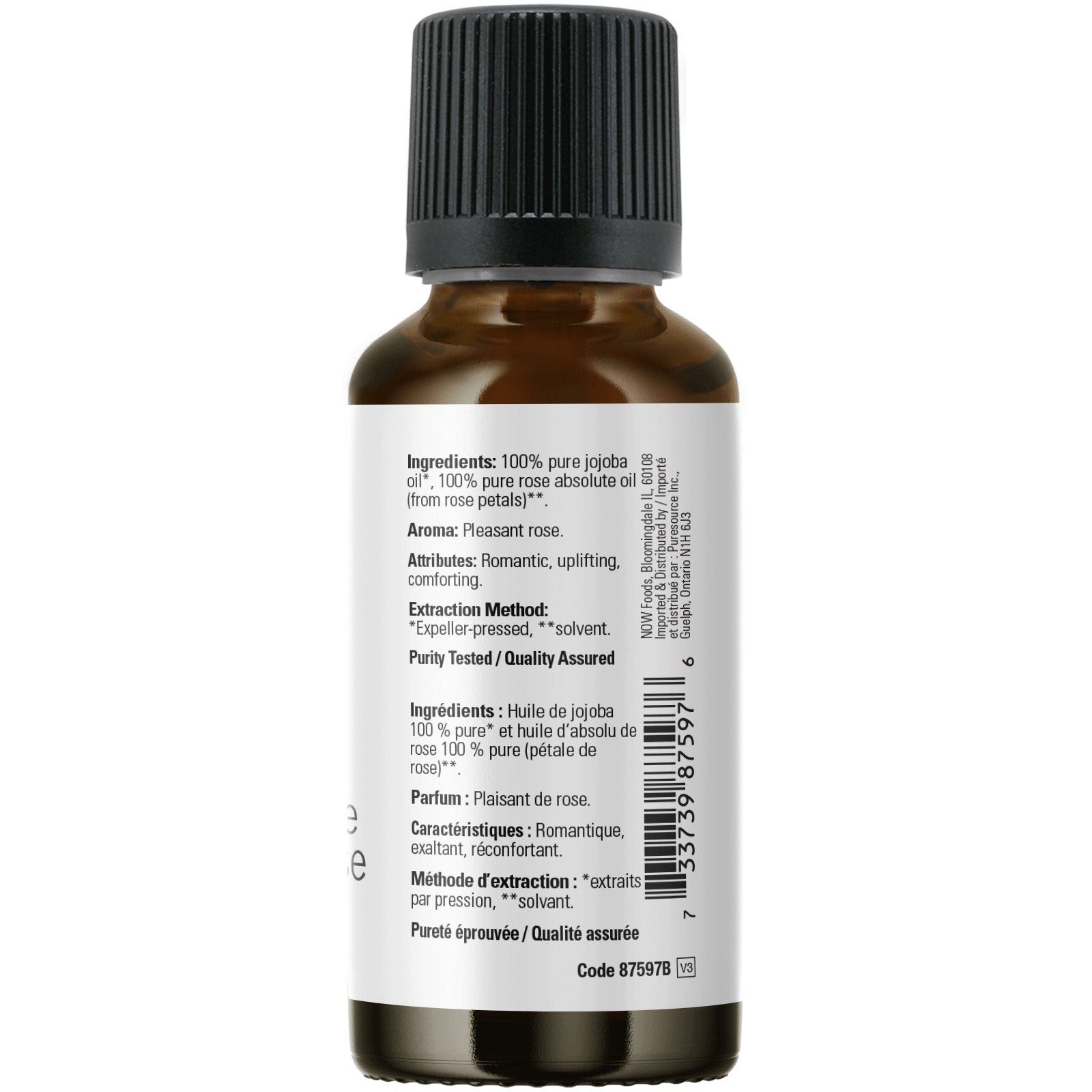 Now Rose Absolute Oil Blend 30mL - Nutrition Plus