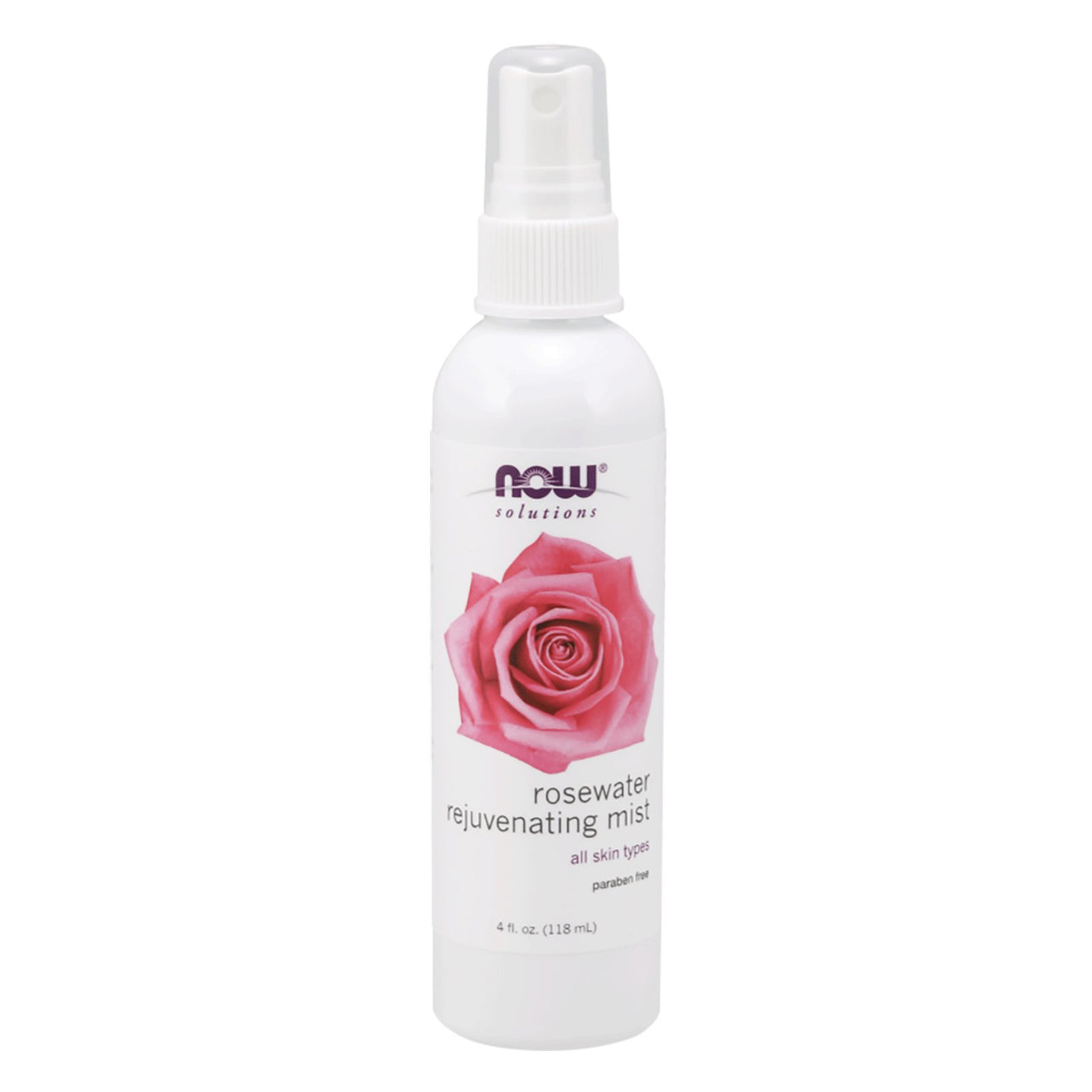 Now Rosewater Rejuvenating Mist 118 mL - Nutrition Plus