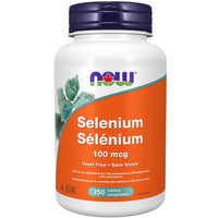 Thumbnail for Now Selenium 100mcg Yeast Free 250 Tablets - Nutrition Plus