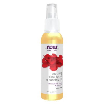 Now Soothing Rose Facial Cleansing Oil 118mL - Nutrition Plus