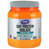 Thumbnail for Now Soy Protein Isolate Unflavoured 544 Grams - Nutrition Plus