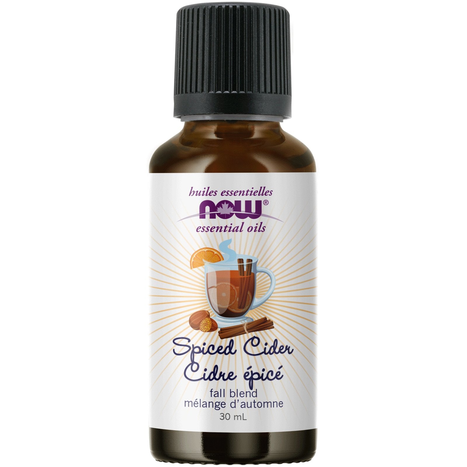 Now Spiced Cider Essential Oil Blend 30mL - Nutrition Plus