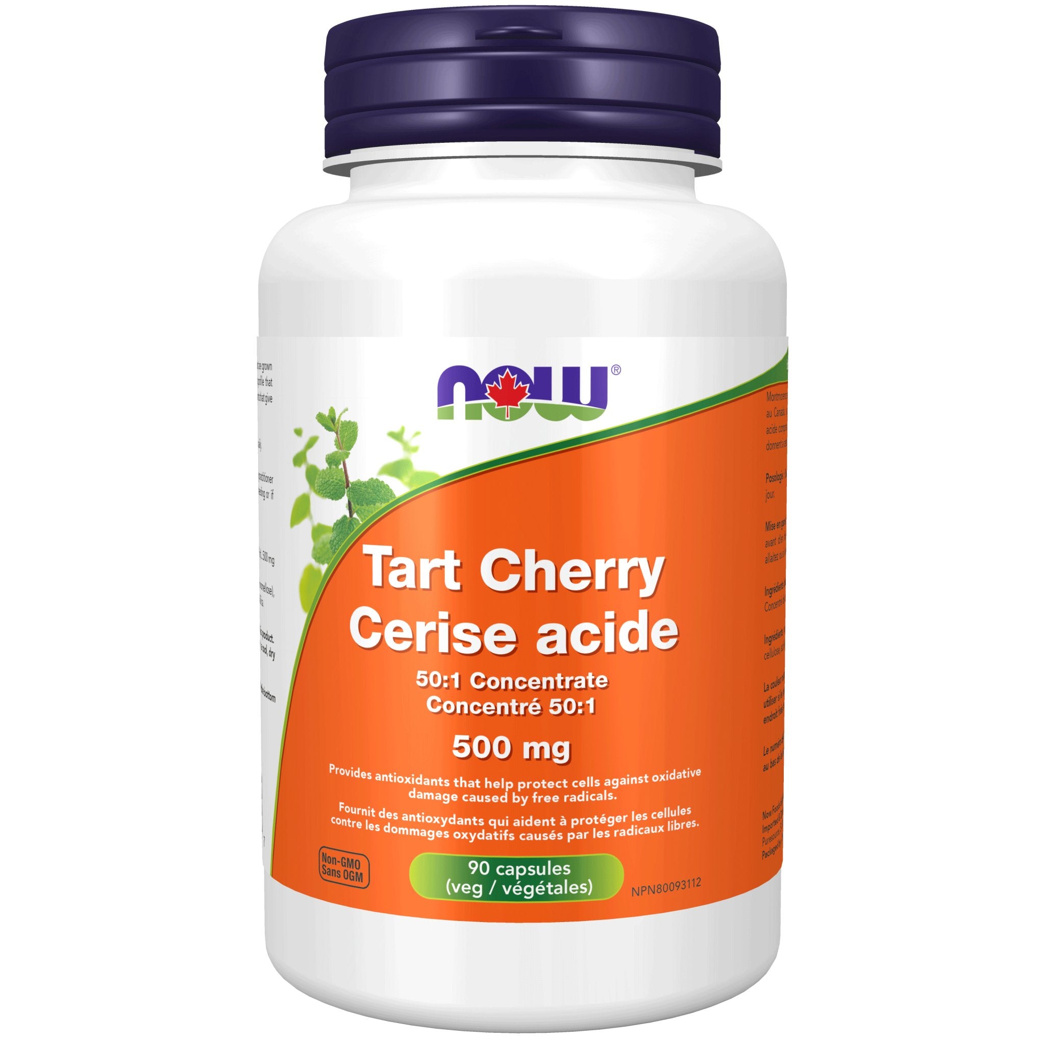 Now Tart Cherry Concentrate 500mg 90 Veg Capsules - Nutrition Plus