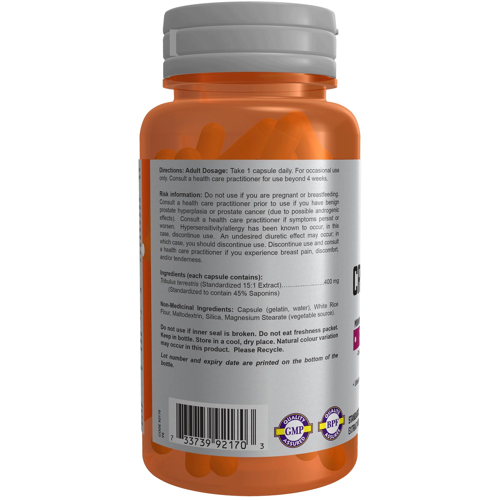 Now Tribulus Extract 400mg 100 Capsules - Nutrition Plus