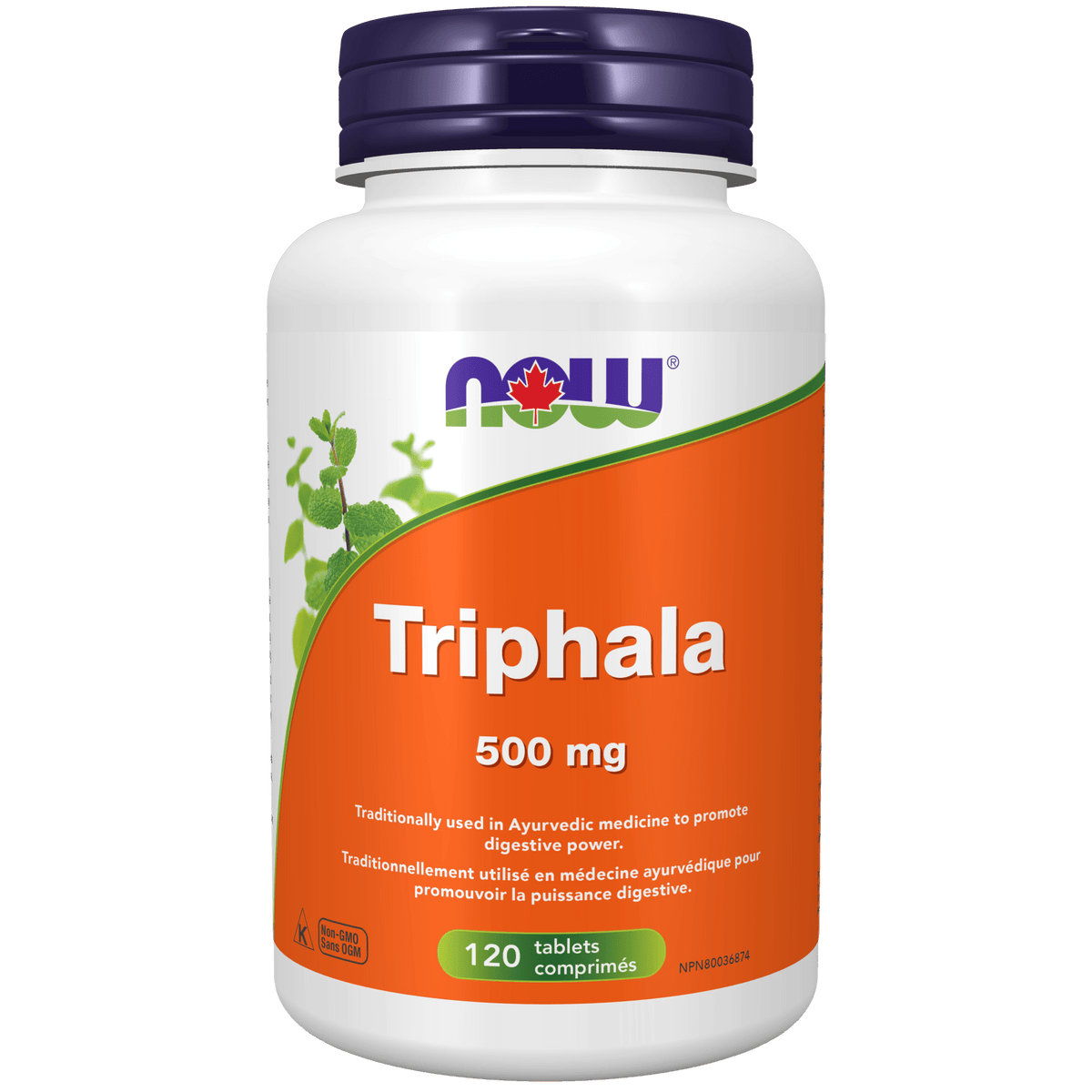 Now Triphala 500mg 120 Tablets - Nutrition Plus
