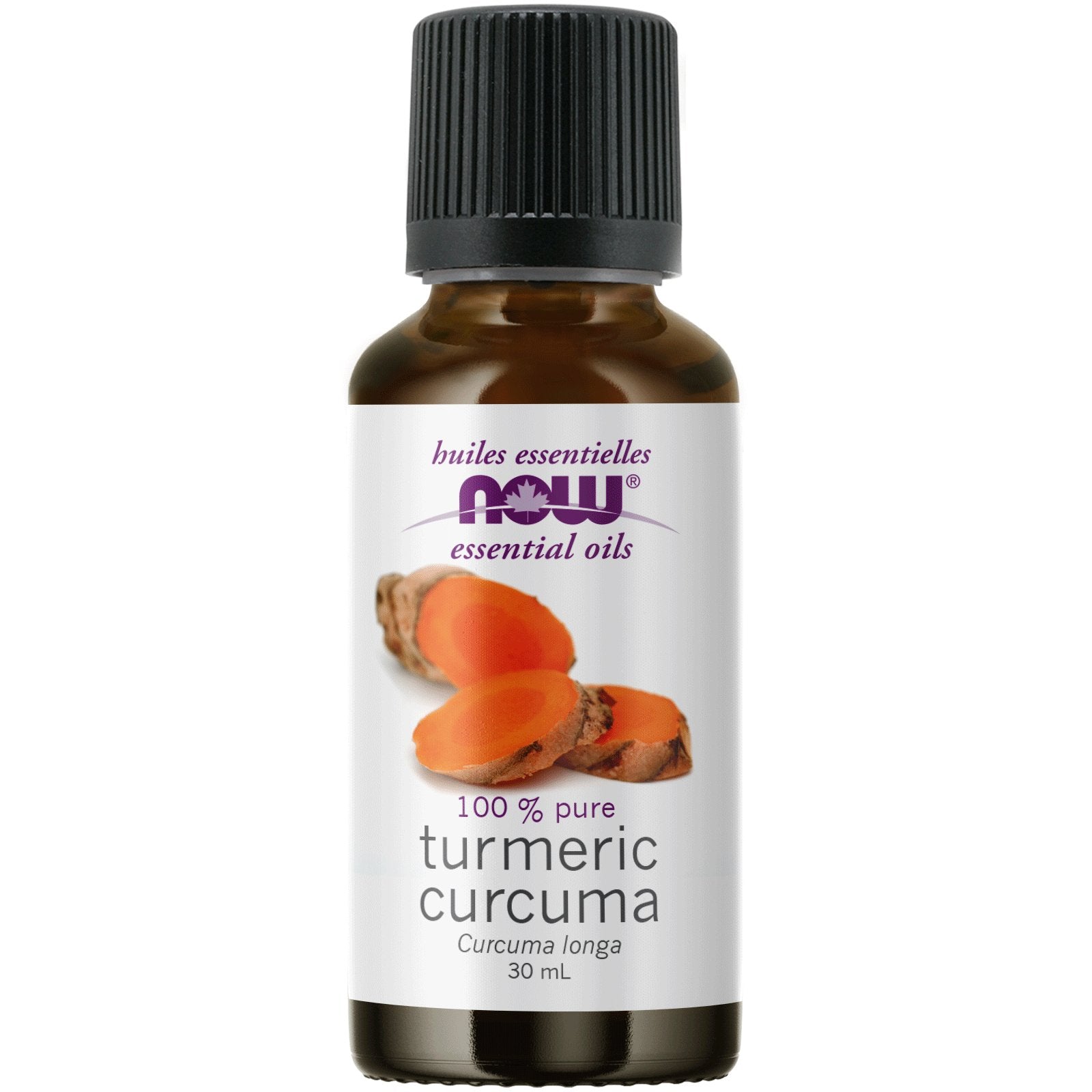 Now Turmeric Oil (Curcuma longa), Pure 30mL - Nutrition Plus