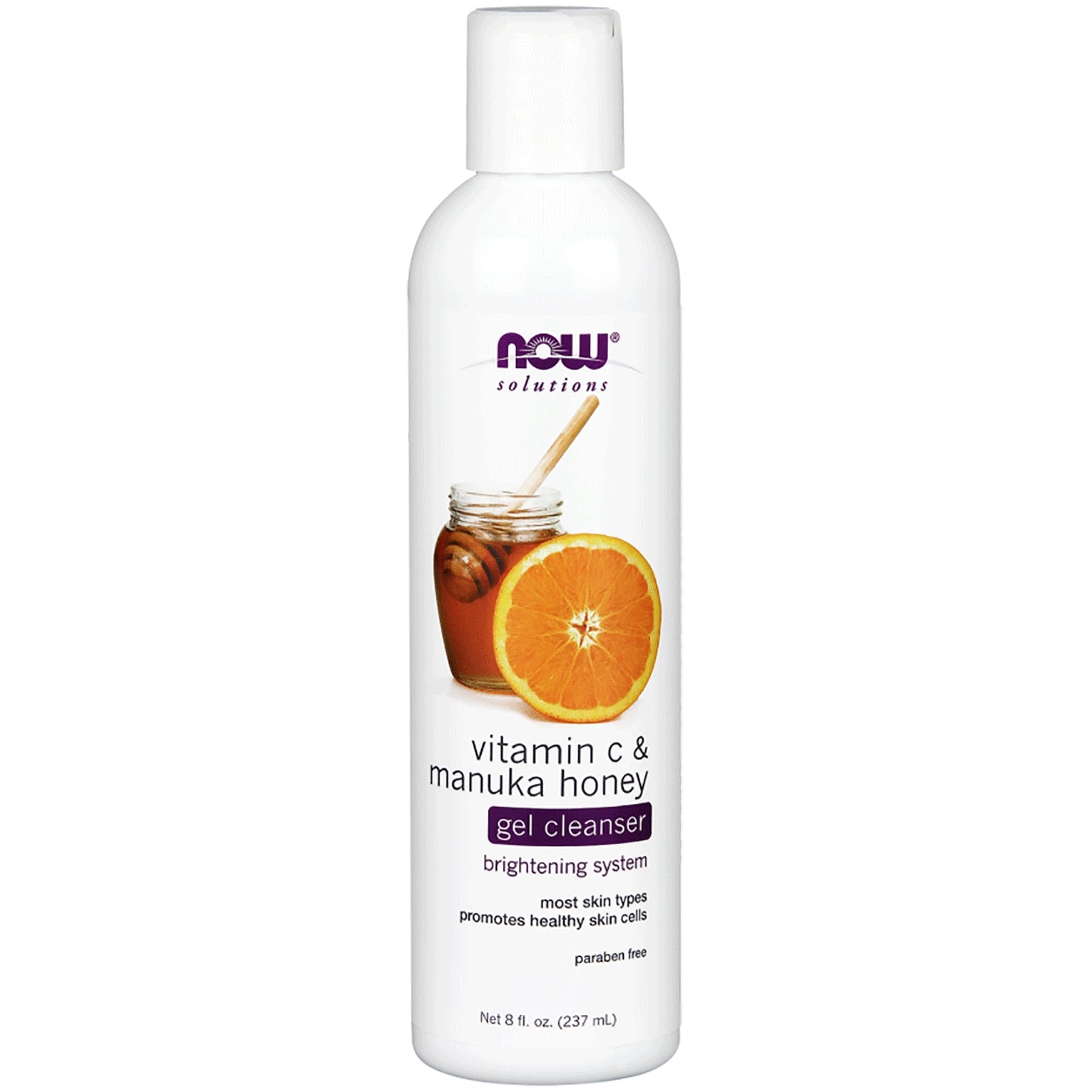 Now Vitamin C & Manuka Honey Cleanser 237mL - Nutrition Plus