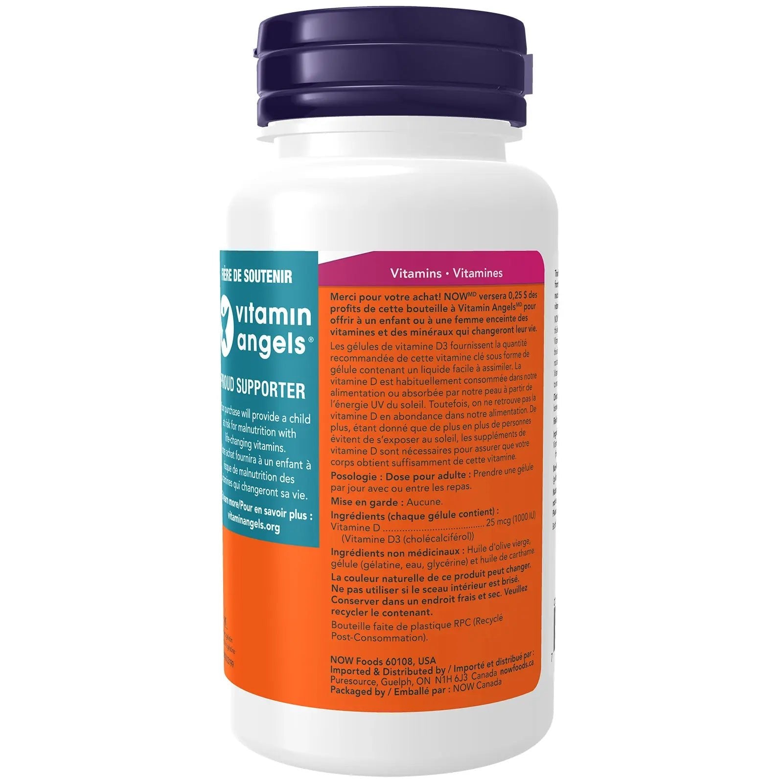 Now Vitamin D3 1,000 IU Softgels - Nutrition Plus