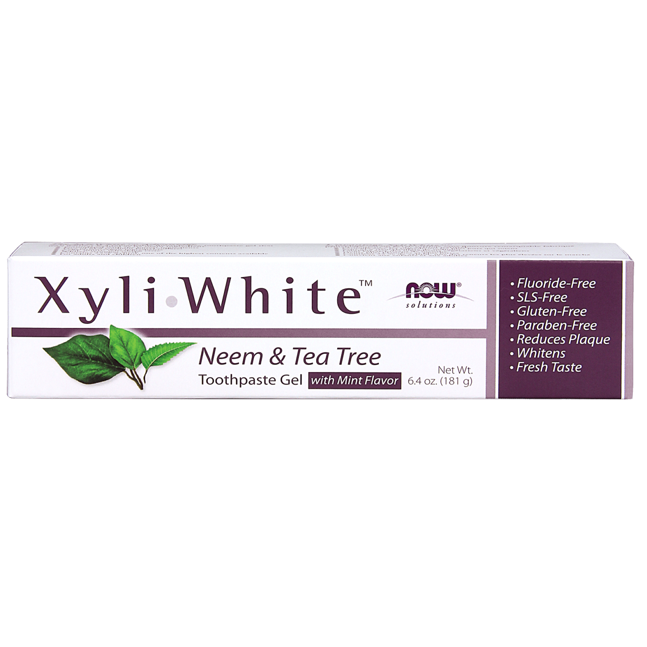 Now Xyliwhite™ Neem & Tea Tree Toothpaste Gel 181 Grams - Nutrition Plus