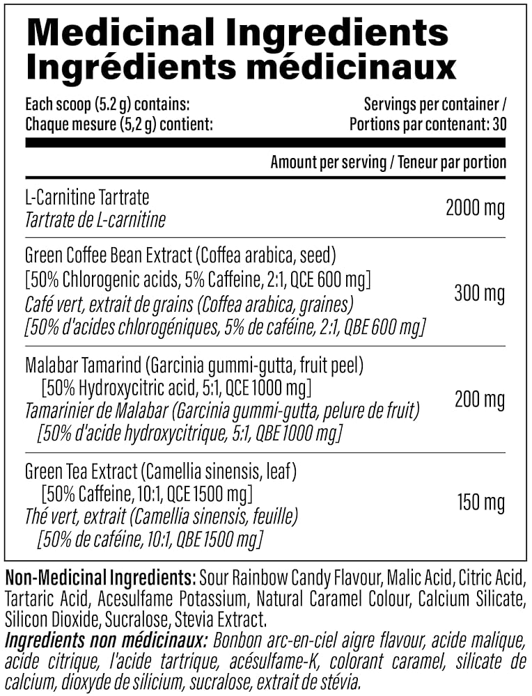 Nutrabolics Carnibolic 30 Servings, Sour Rainbow Candy, 156 Grams - Nutrition Plus