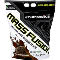 Thumbnail for Nutrabolics Mass Fusion 12 Lbs, Hardcore Mass - Building Gainer - Nutrition Plus