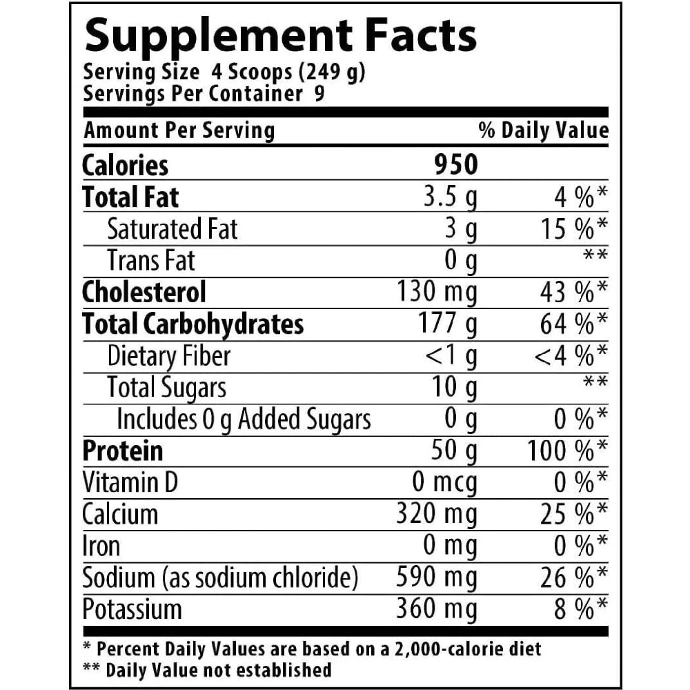 Nutrabolics Mass Fusion 12 Lbs, Hardcore Mass - Building Gainer - Nutrition Plus