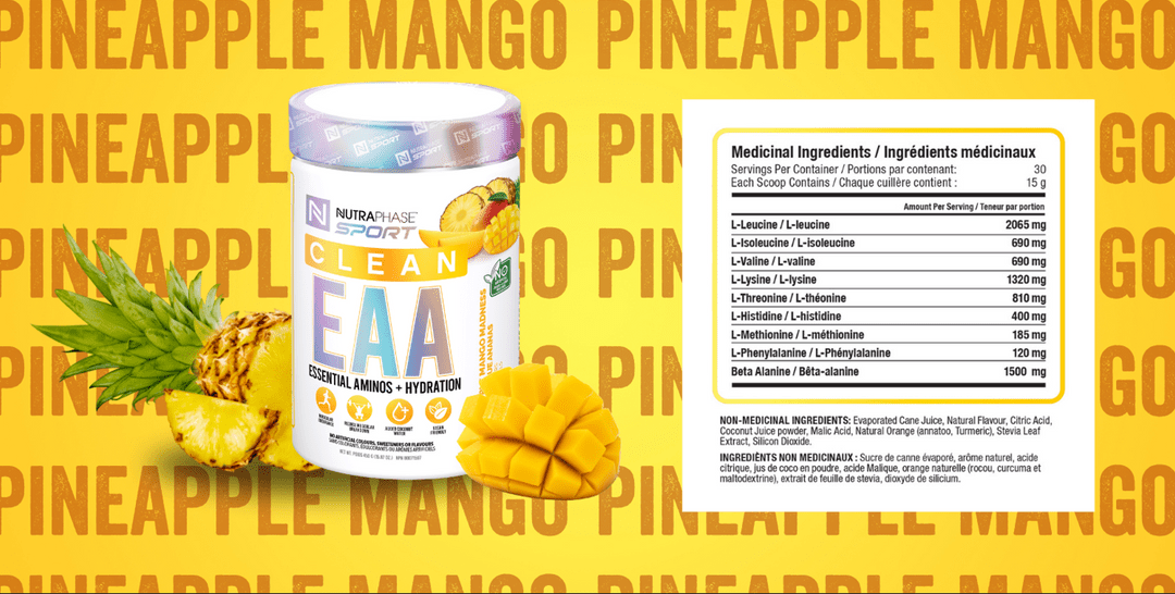 Nutraphase Clean EAA Powder 450 Grams, 30 Servings - Nutrition Plus