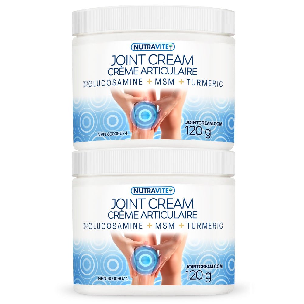 Nutravite Joint Cream with Glucosamine & MSM 2*120 Grams Bonus Pack - Nutrition Plus