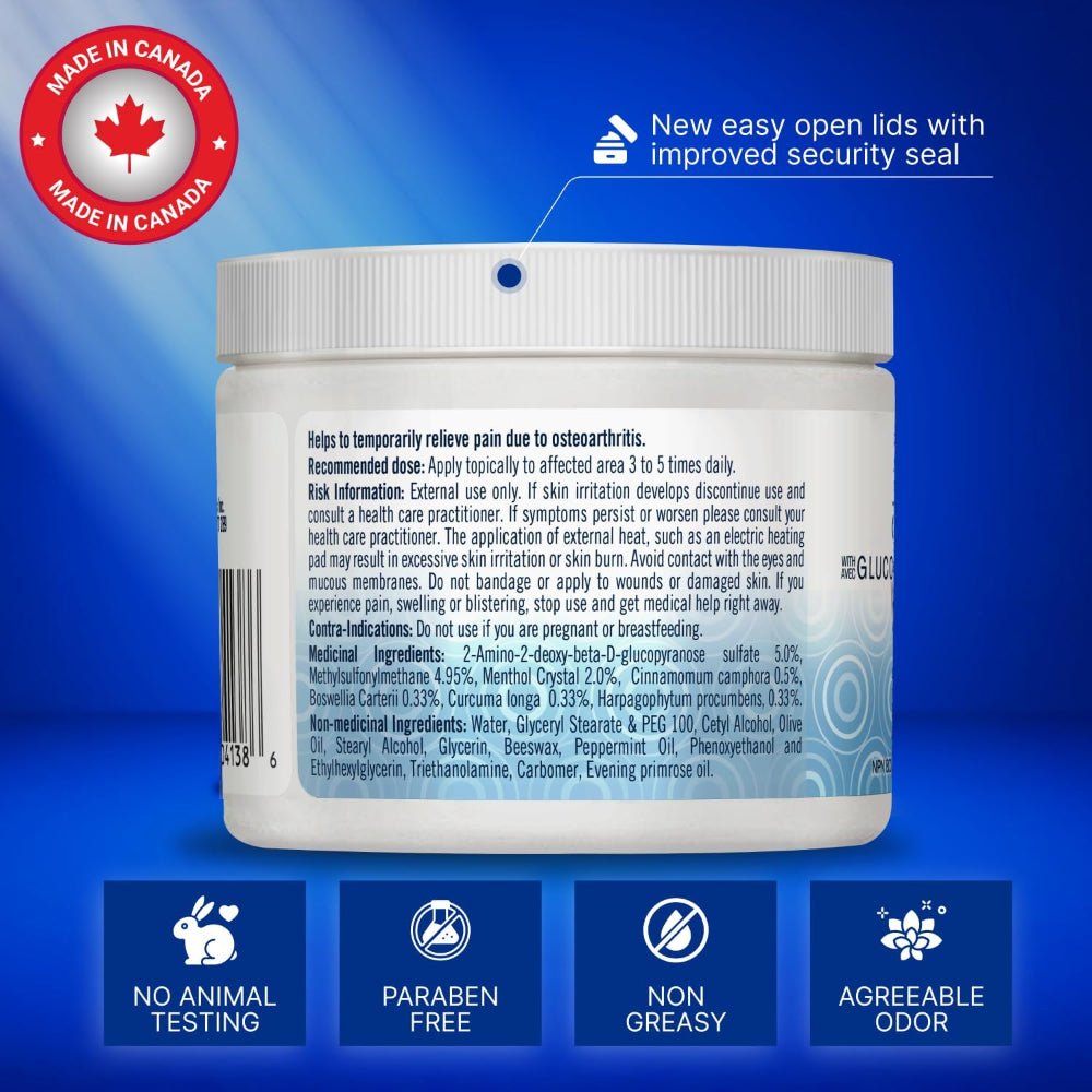 Nutravite Joint Cream with Glucosamine & MSM 2*120 Grams Bonus Pack - Nutrition Plus