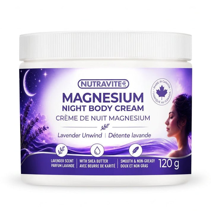 Nutravite Magnesium Night Cream 120 Grams - Nutrition Plus
