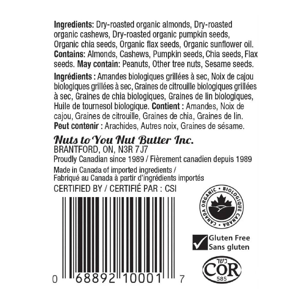 Nuts to You Smooth Mixed Nut Butter 365 Grams - Nutrition Plus